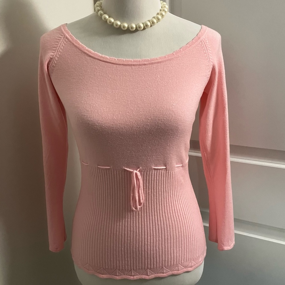 TAKEOUT | vintage pink sweater | size M